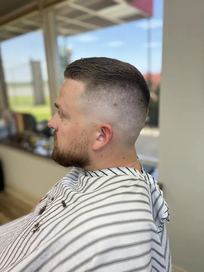Barber shop exterior at Monroe County Airport