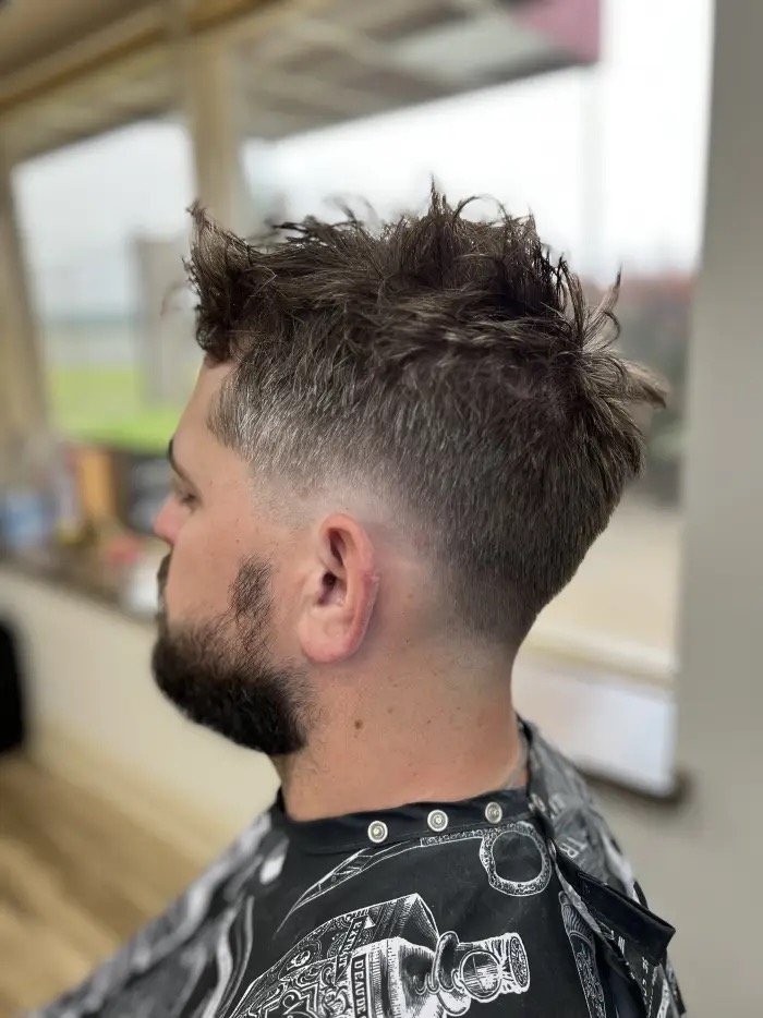 Textured haircut style from The Barber at BMG
